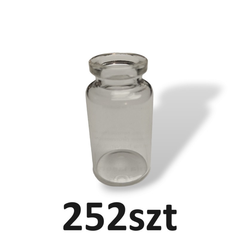 Fiolka 10R 24x45mm Przezroczysta 252szt